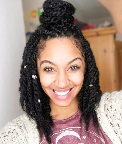 Twist Natural Hairstyles
 40 Twist Hairstyles for Natural Hair 2017