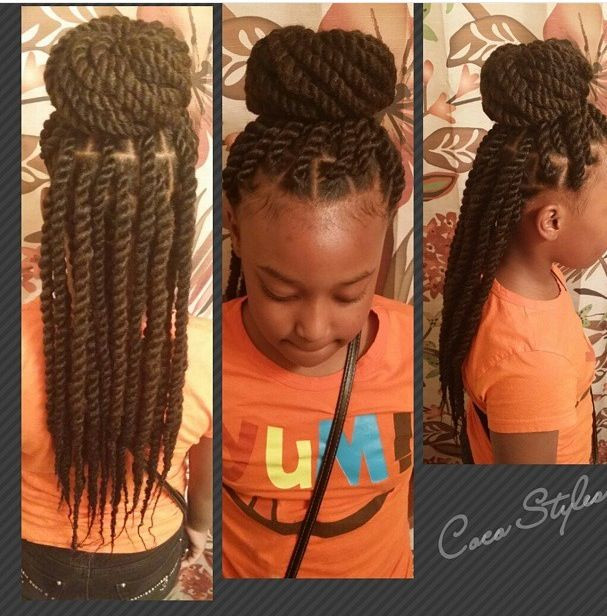 Twisted Hairstyles For Kids
 Black kids twists Hairstyles