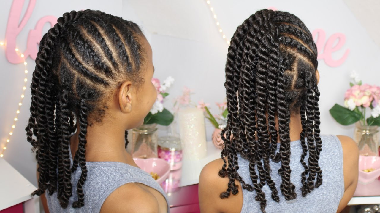 Twisted Hairstyles For Kids
 Flat Twists and 2 Strand Twists