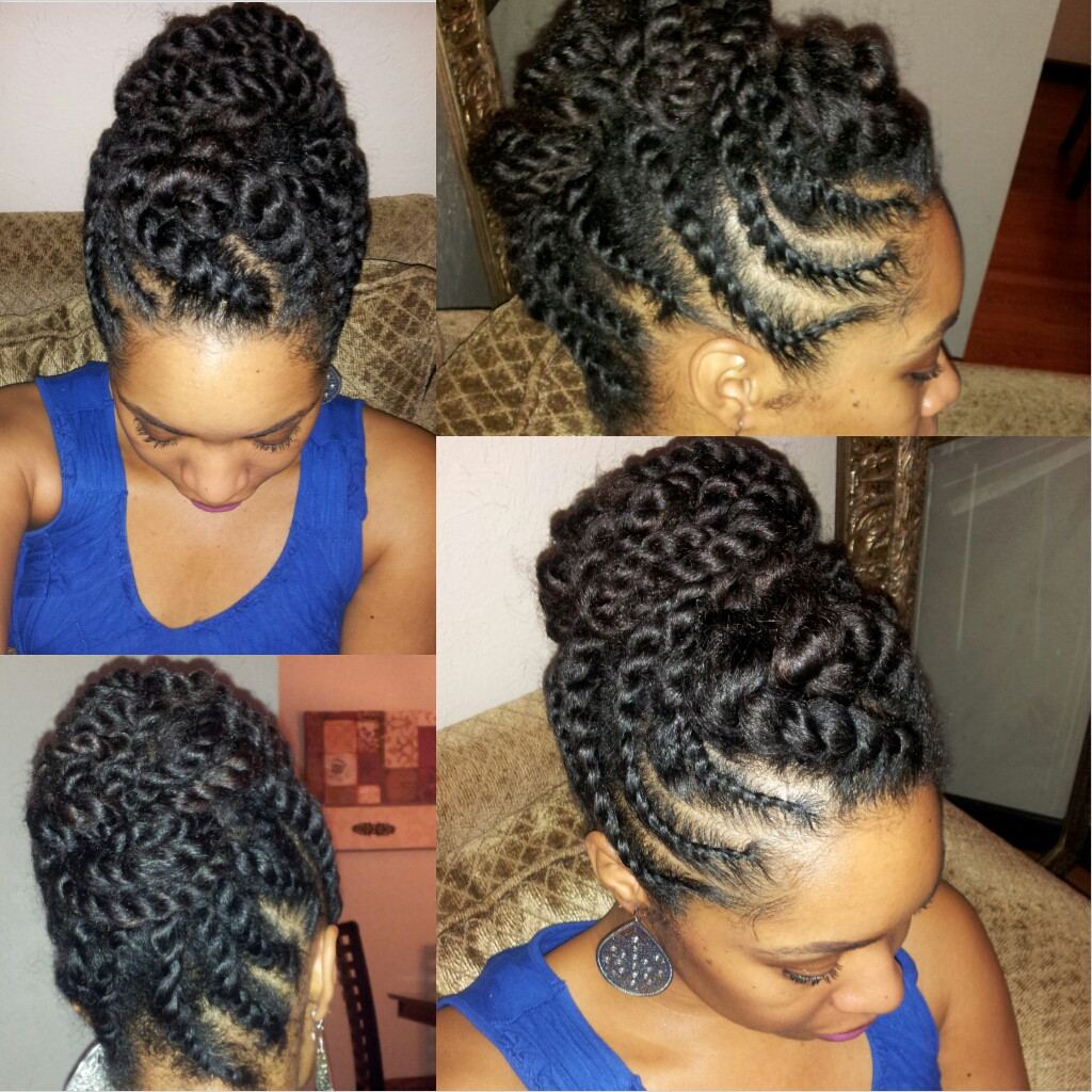 Twisted Updo Hairstyle
 Naturally Healthy