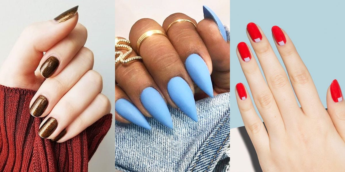 Types Of Nail Styles
 10 Best Nail Shapes of 2019 What Nail Shape Is Best for