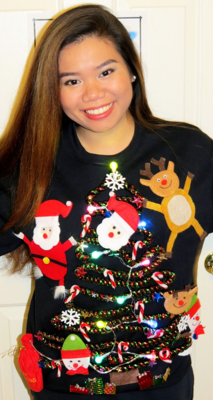 Ugly Christmas Sweater DIY
 NonaChewy DIY Ugly Christmas Sweater