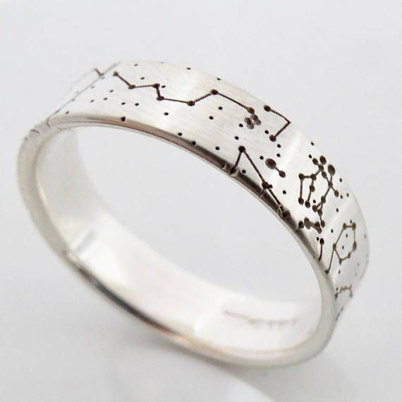 Unconventional Wedding Rings
 Unusual Wedding Rings Star Map Partnership Rings