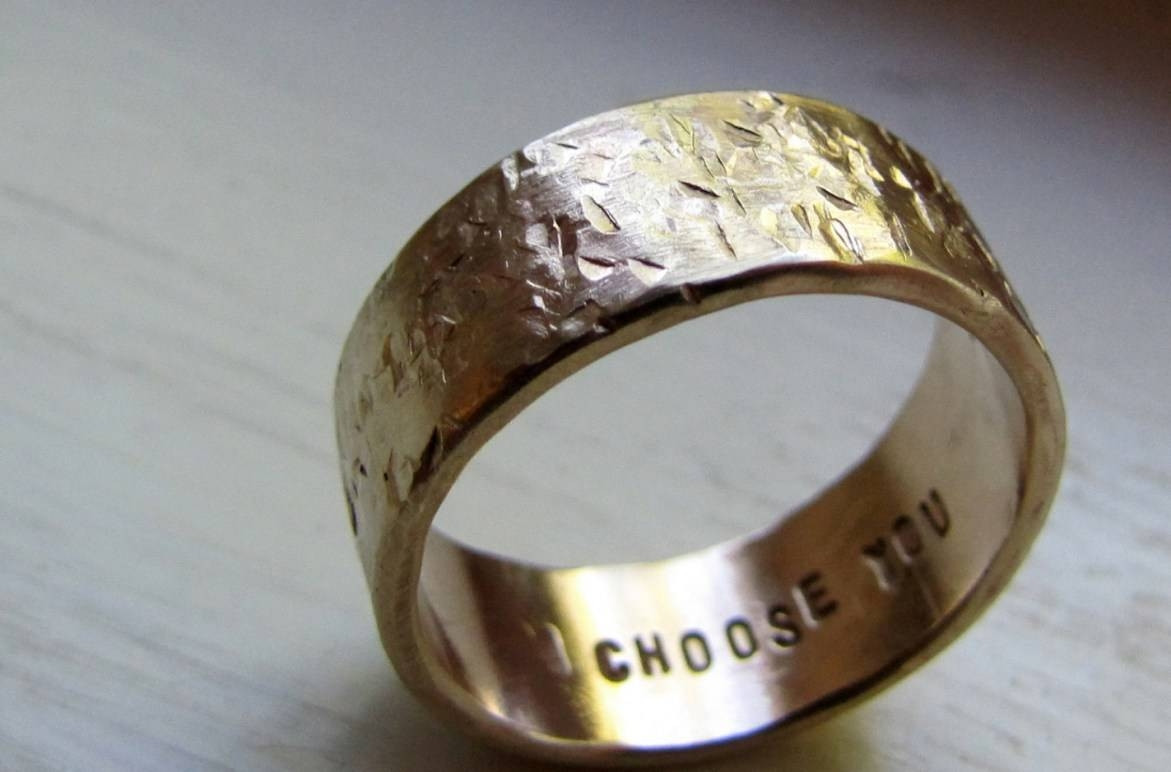 Unconventional Wedding Rings
 15 Inspirations of Unconventional Wedding Bands