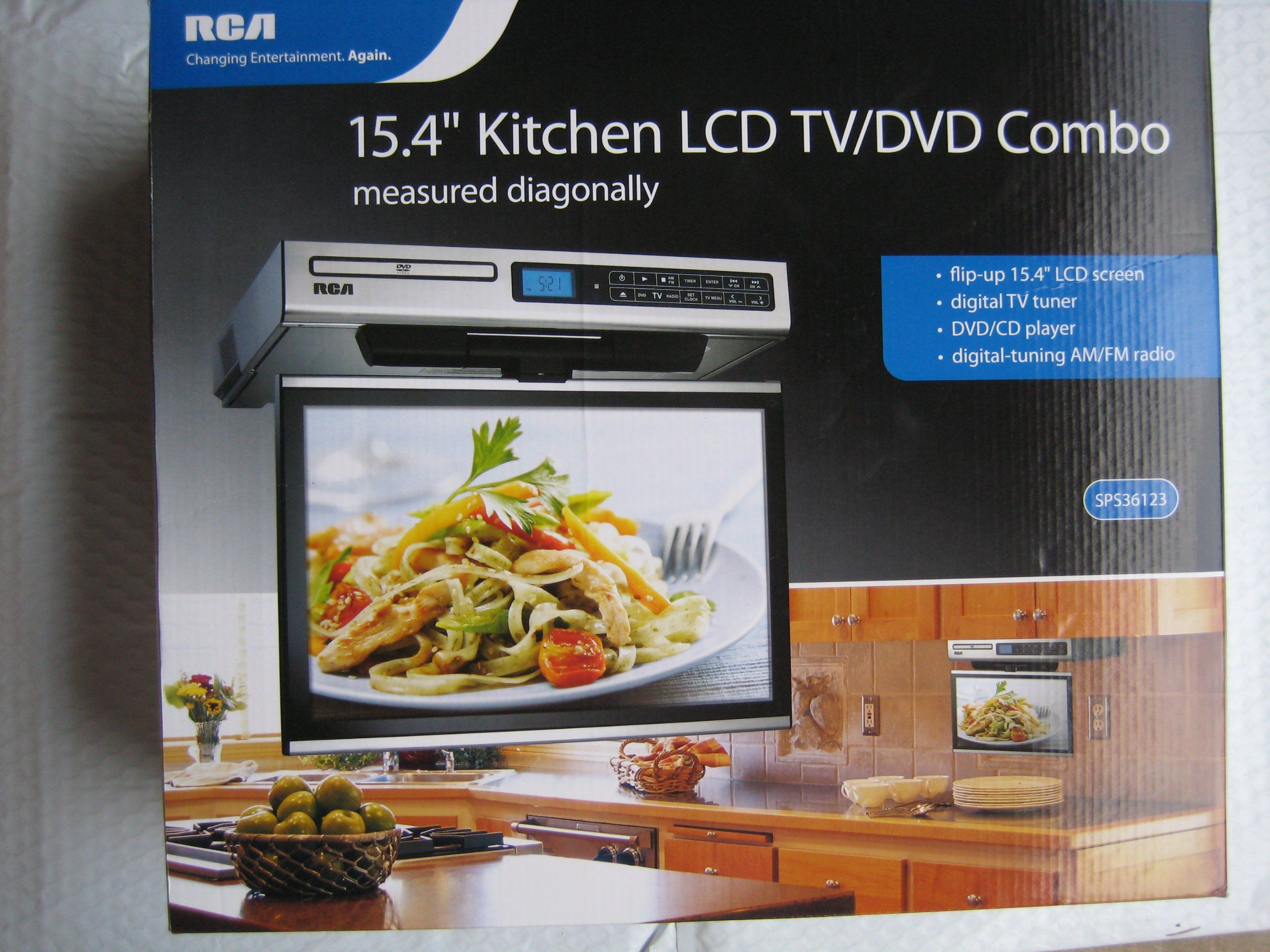 Undercounter Kitchen Tv
 RCA Kitchen LCD TV DVD bo 15 4" Under Cabinet