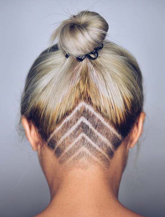 Undercut Hairstyle Girl
 45 Undercut Hairstyles with Hair Tattoos for Women