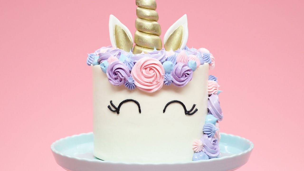 Unicorn Birthday Cakes
 HOW TO MAKE A UNICORN CAKE NERDY NUMMIES