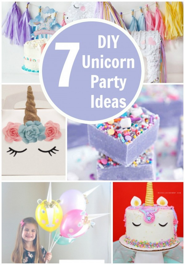 Unicorn Birthday Party Decorations Ideas
 7 DIY Unicorn Party Ideas – Party Ideas