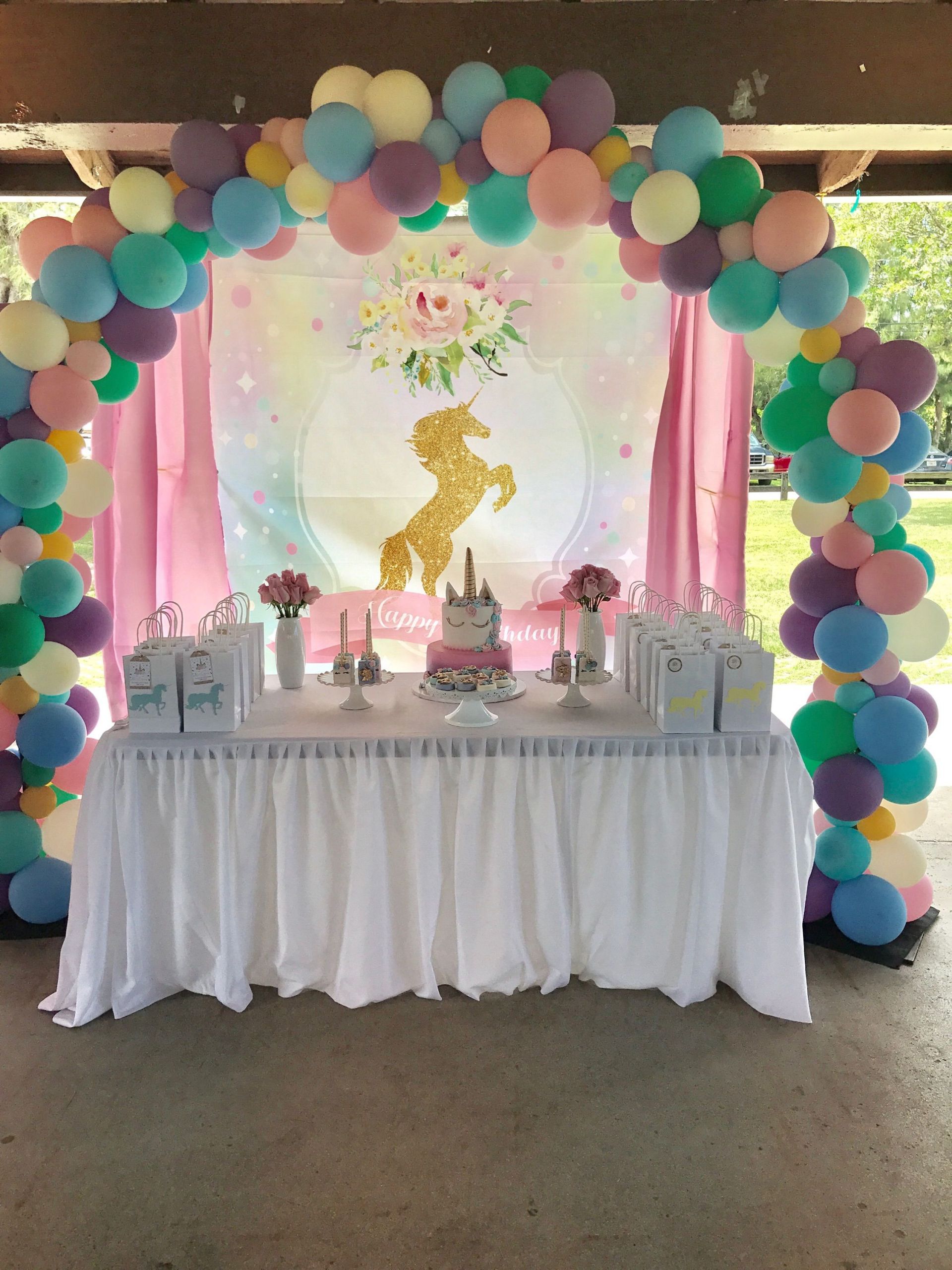 Unicorn Birthday Party Decorations Ideas
 Unicorn Birthday Party by Premiere Party Rental in 2019
