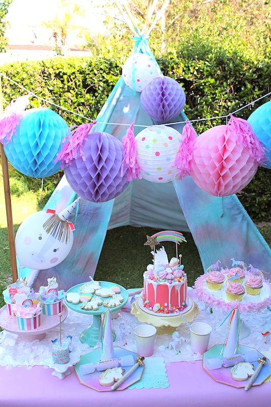 Unicorn Birthday Party Decorations Ideas
 Image result for outdoor unicorn party