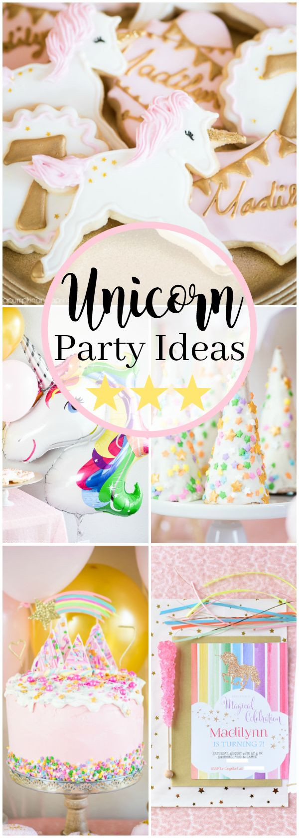 Unicorn Birthday Party Food Ideas Pintrest
 Unicorn Birthday Party Best of Pinterest