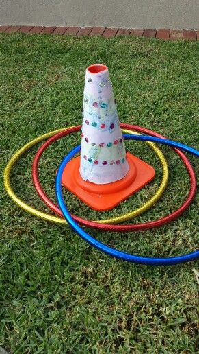 Unicorn Party Game Ideas
 Toss the hoop on the unicorn horn party game Rainbow and