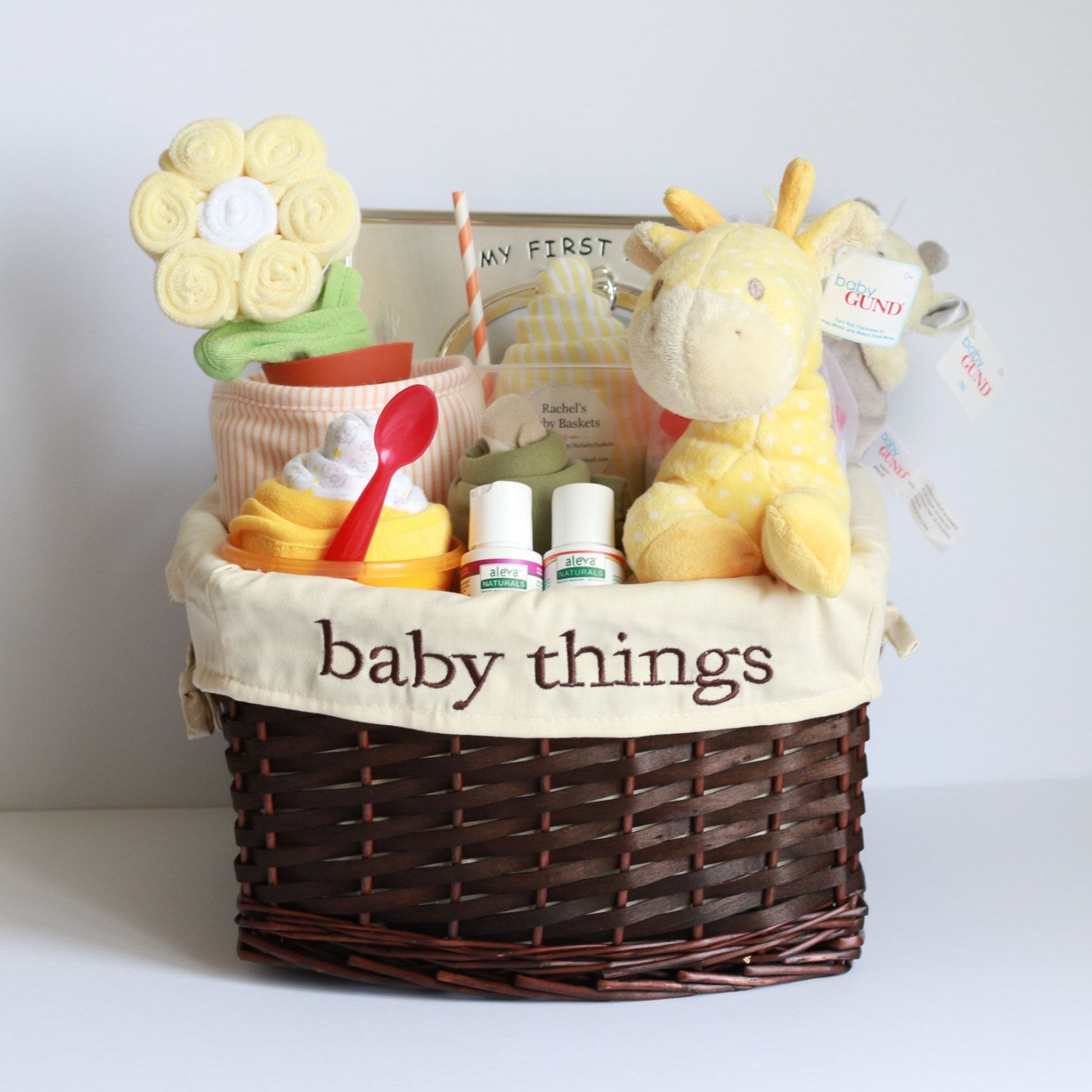 Unique Baby Gift Baskets
 Gender Neutral Baby Gift Basket Baby Shower Gift Unique
