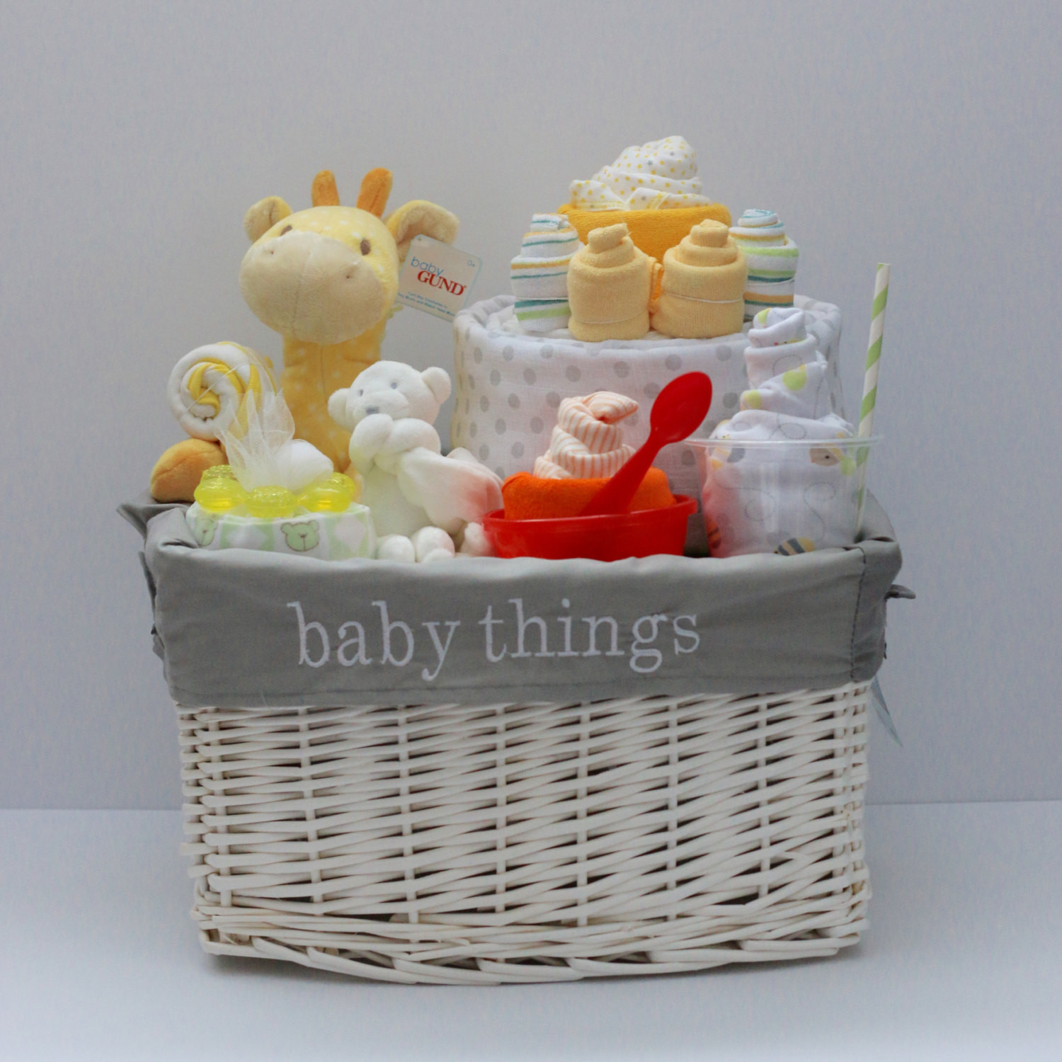 Unique Baby Gift Baskets
 Gender Neutral Baby Gift Basket Baby Shower Gift Unique Baby