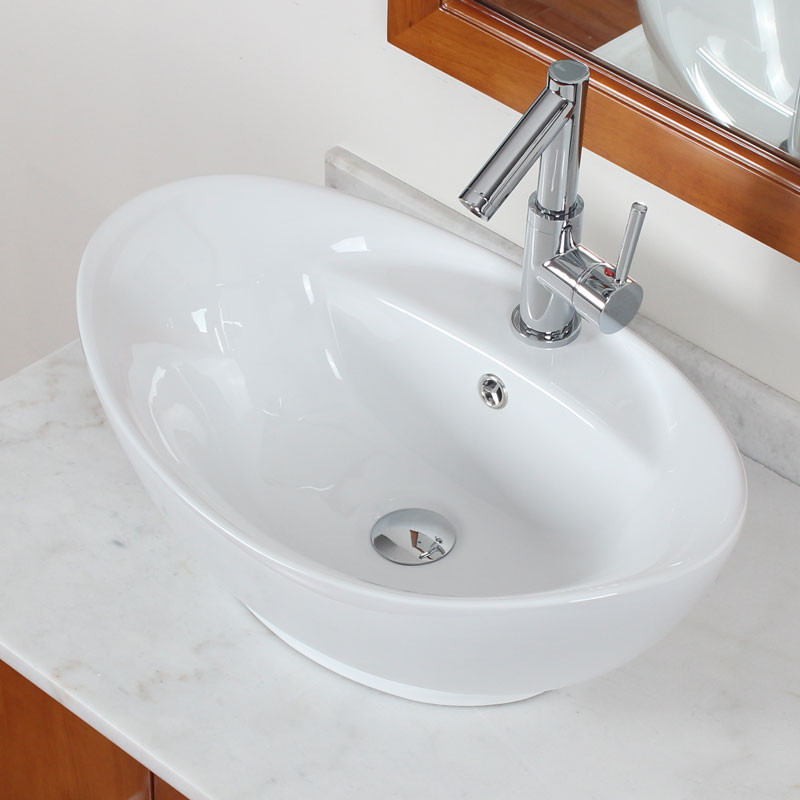 Unique Bathroom Sinks
 ELITE Grade A Ceramic Bathroom Sink With Unique Oval