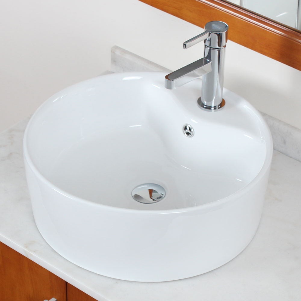 Unique Bathroom Sinks
 ELITE High Temperature Grade A Ceramic Bathroom Sink With