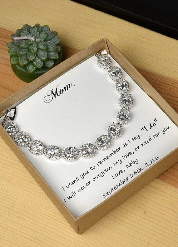 Unique Mother Of The Bride Gift Ideas
 Wedding braceletMother of the Bride Gift Personalized