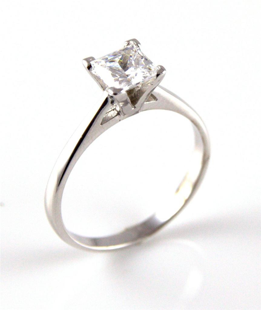 Unique Princess Cut Engagement Rings
 Diamond Unique 1ct Princess Cut Engagement Ring 9ct Gold