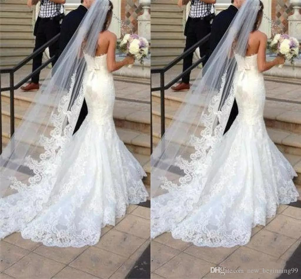 Used Wedding Veil
 2M Long Bridal Veil Princess Wedding Veils Cheap Long Lace