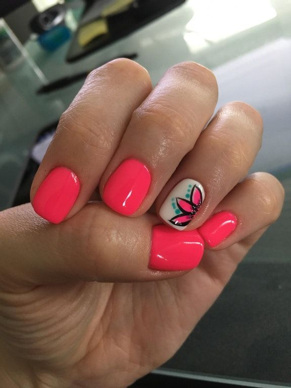 Vacation Nail Colors
 Nails are ready for Mexico vacation 🌺 RedditLaqueristas
