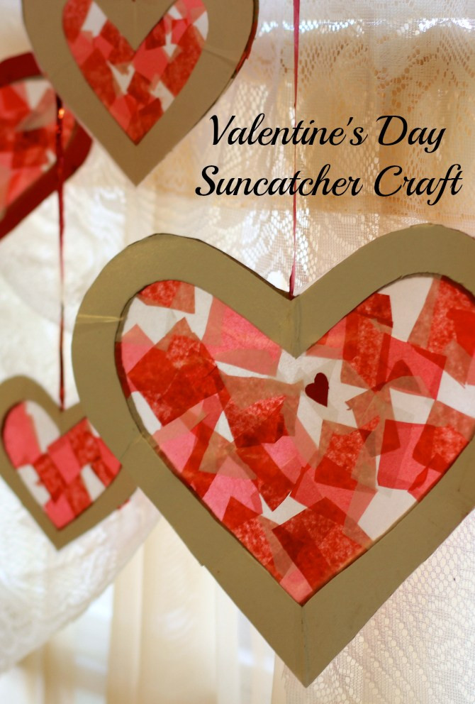 Valentine Craft Ideas For Toddlers
 Easy Valentine s Day Craft For Kids Tissue Paper Heart