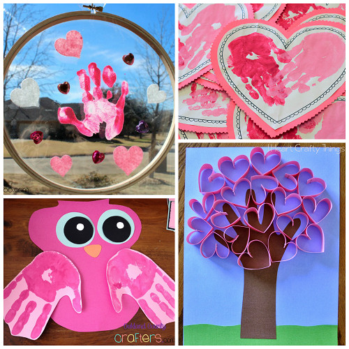Valentine Craft Ideas For Toddlers
 Here are a bunch of creative valentine s day handprint