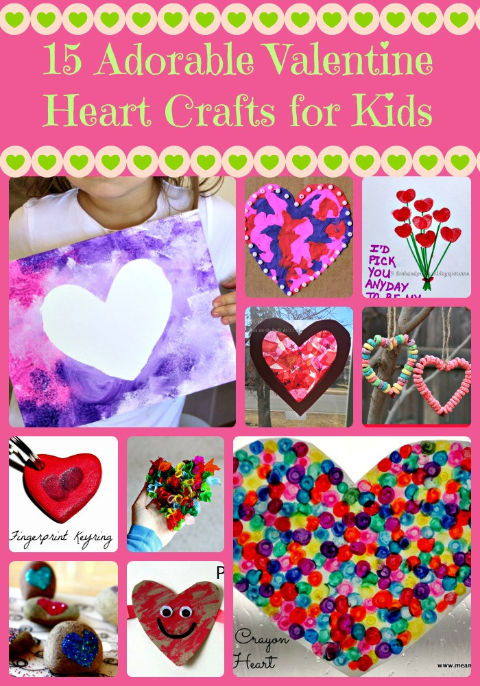 Valentine Crafts For Preschoolers Pinterest
 15 Adorable Valentine Heart Crafts for Kids