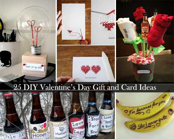 Valentine Day Creative Gift Ideas
 25 Easy DIY Valentines Day Gift and Card Ideas Amazing