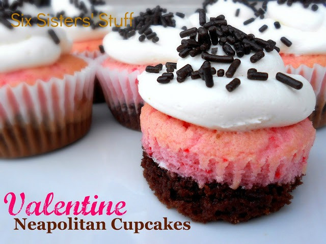 Valentine Day Cupcakes Recipes
 Valentine s Day Neapolitan Cupcakes Recipe