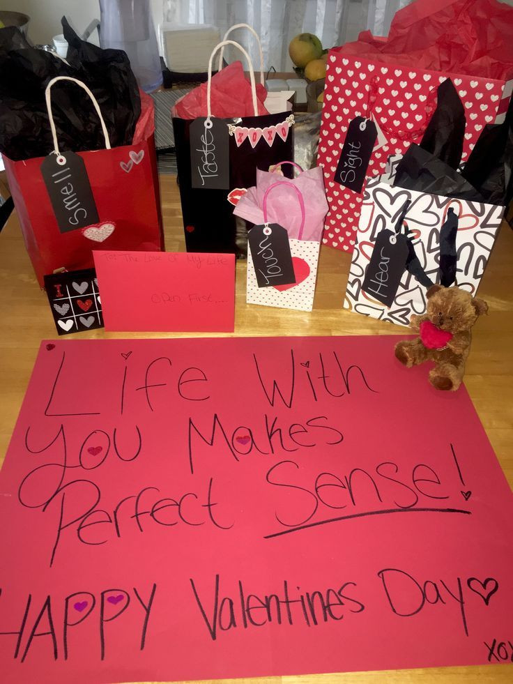 Valentine Days Gift Ideas For Him
 5 Senses Gift for him Happy Valentine s Day babe♥