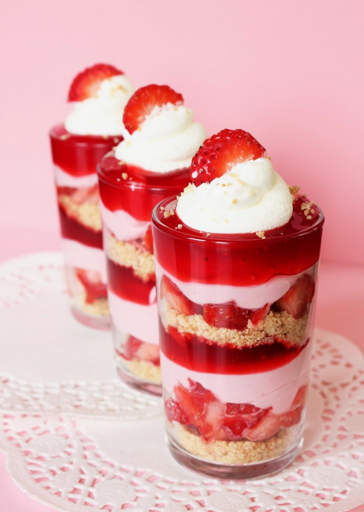 Valentine Desserts Recipes
 Strawberry Layered Treat – Best Cheap & Healthy Valentine