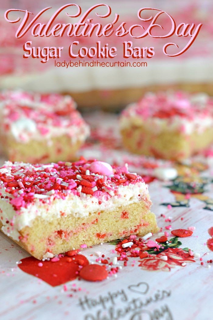 Valentine Desserts Recipes
 Valentine s Day Sugar Cookie Bars