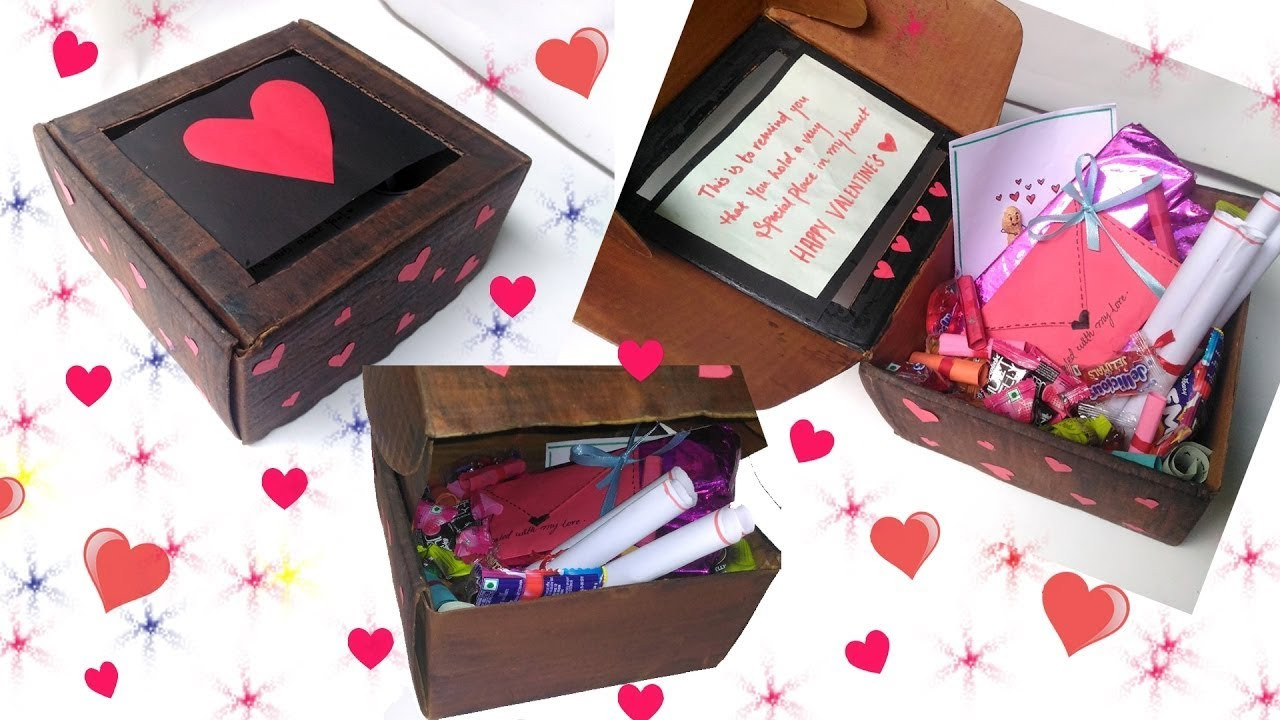 Valentine Gift Ideas For Her Homemade
 DIY Cute Valentine s Day Box Idea for Him & Her