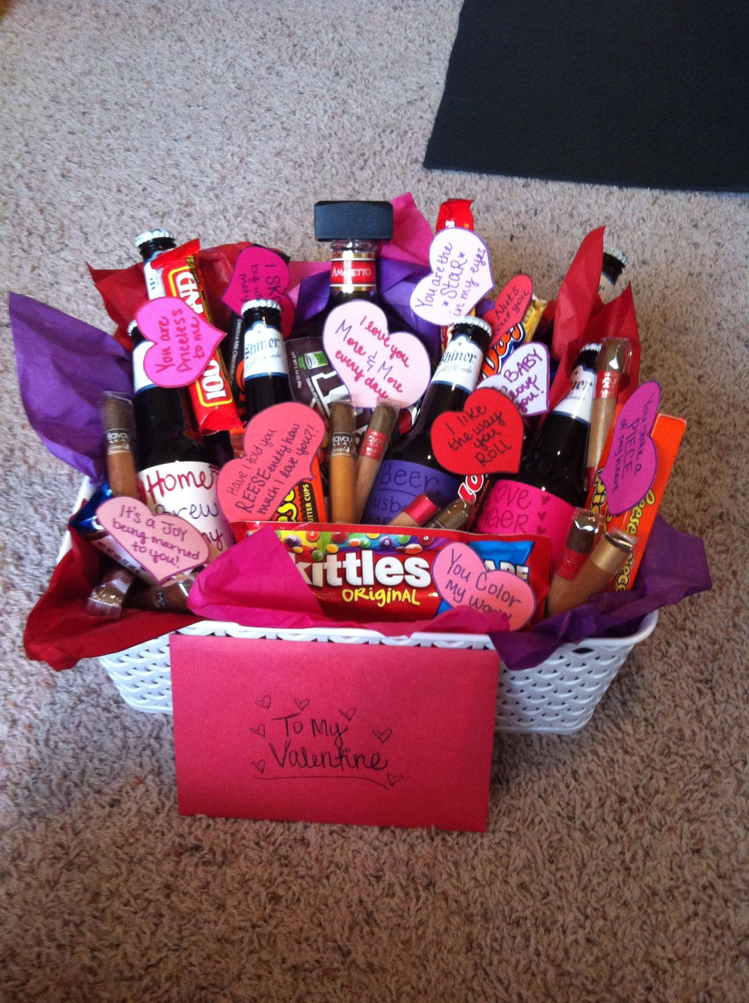 Valentine Gift Ideas For Her Homemade
 Valentines day t basket