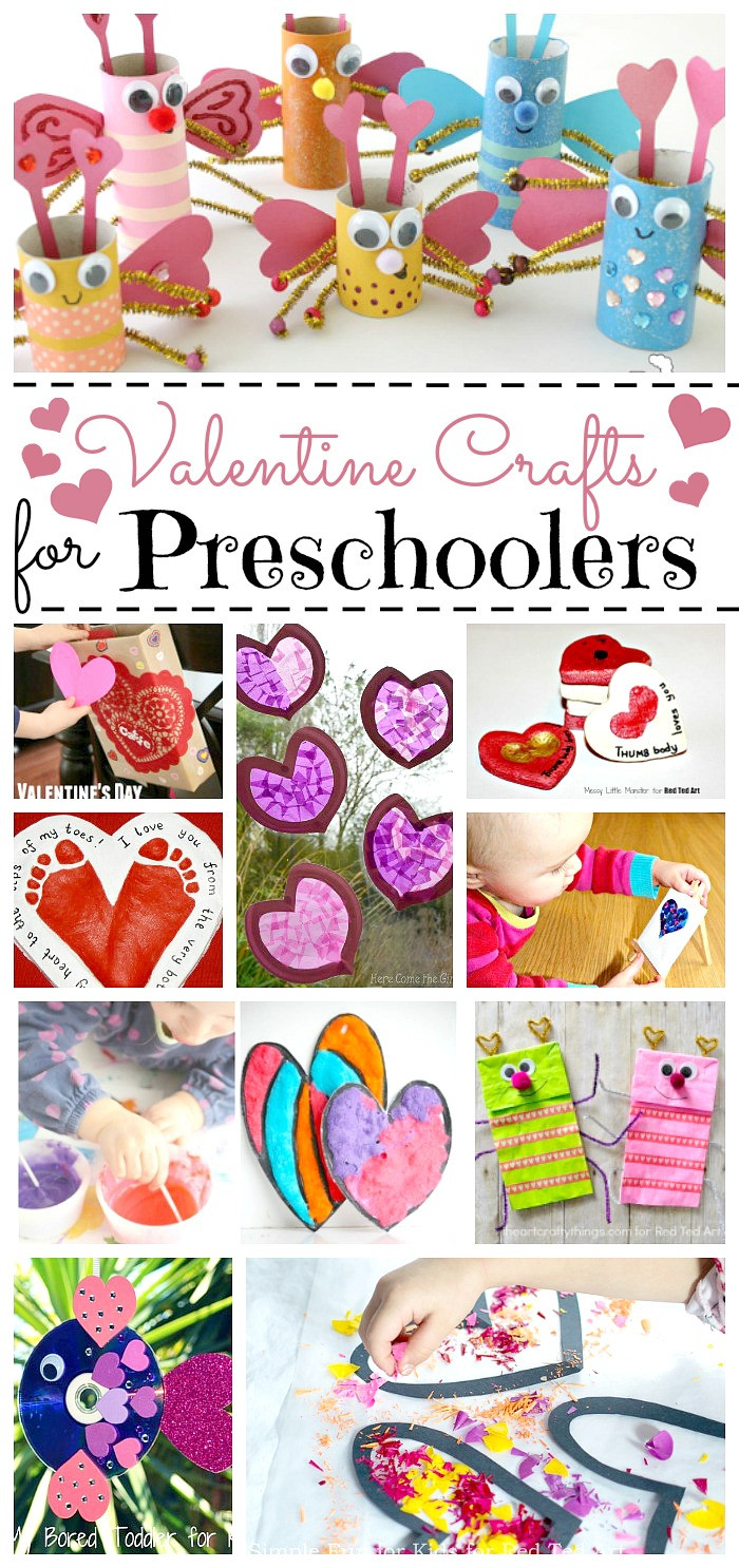 Valentine Gift Ideas For Kindergarten
 Valentine Crafts for Preschoolers Red Ted Art
