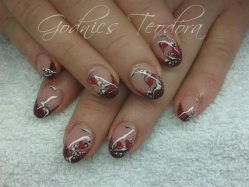 Valentine's Nail Designs
 valentine s day nail art on Tumblr