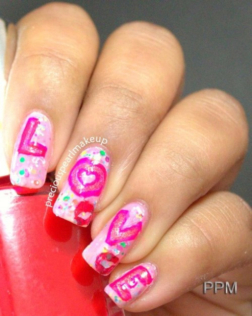 Valentine's Nail Designs
 valentine s nails on Tumblr