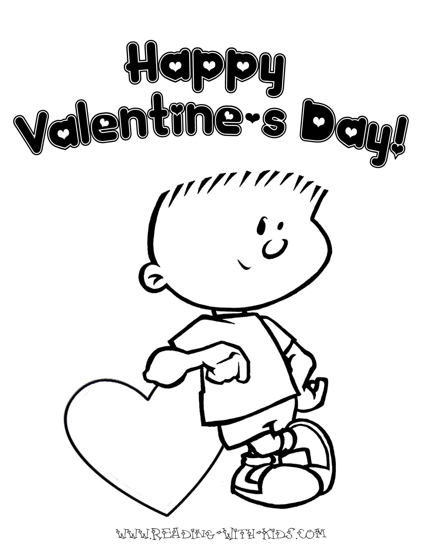 Valentines Coloring Pages For Boys
 Valentine s Day