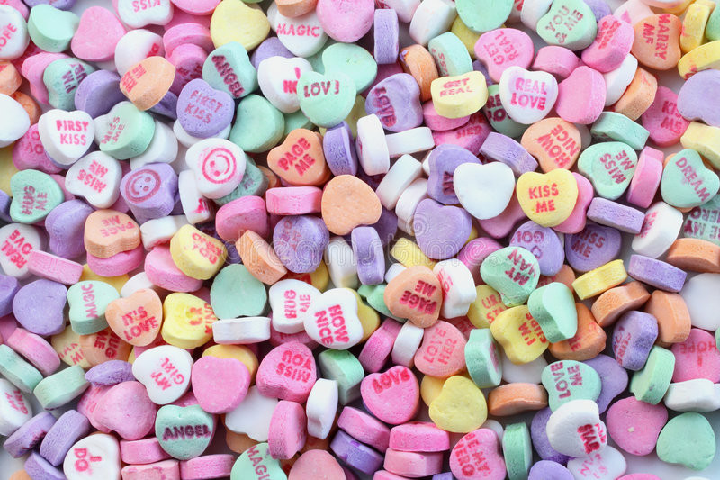 Valentines Day Candy Hearts
 Valentines Day Candy Hearts Stock Image of