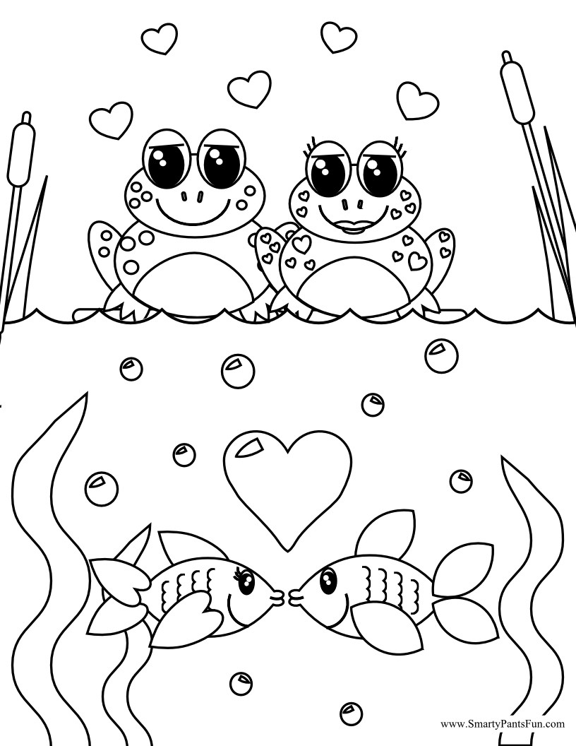 Valentines Day Coloring Pages For Kids
 Smarty Pants Fun Printables
