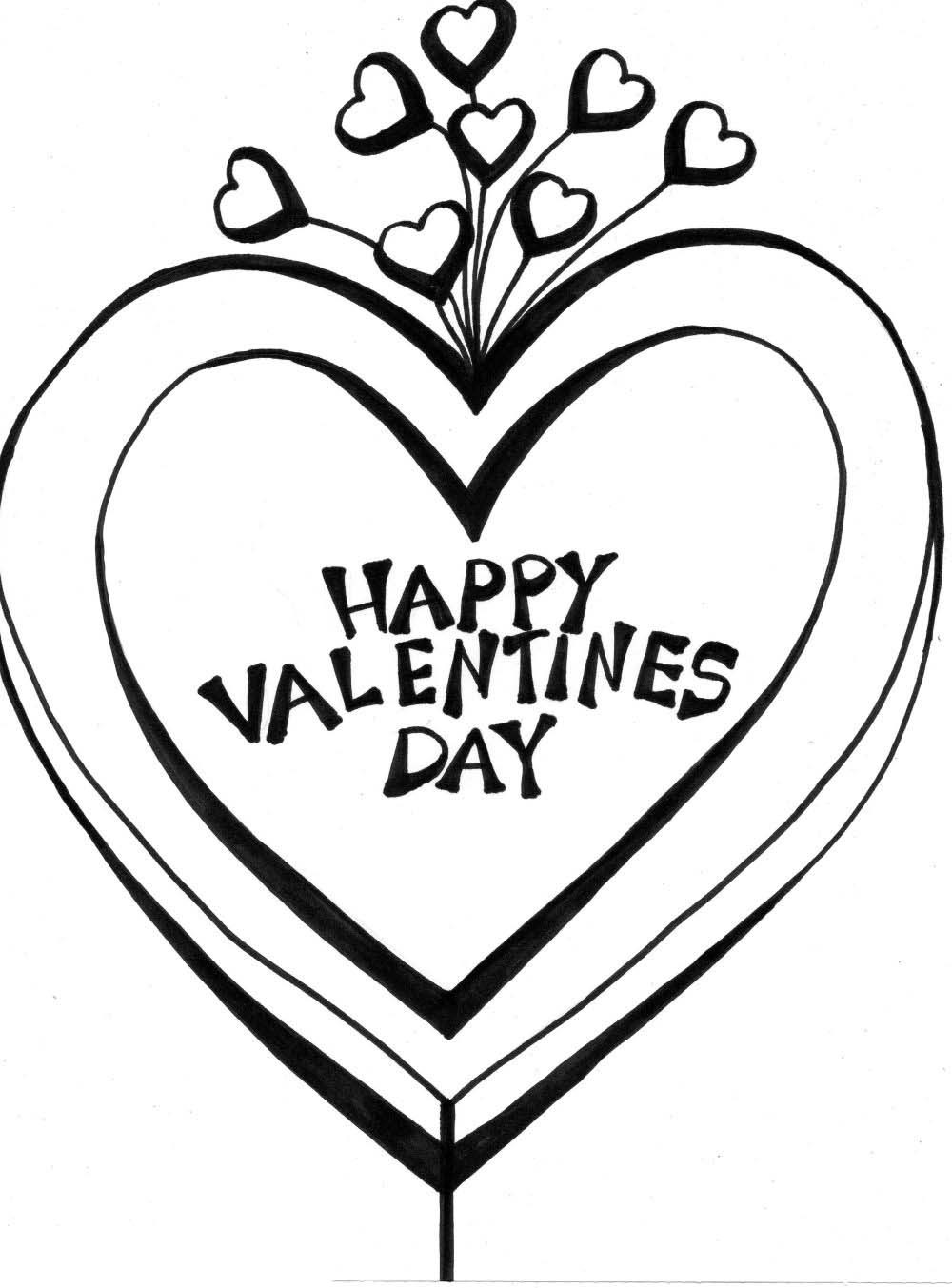 Valentines Day Coloring Pages For Kids
 Ausmalbilder zum Ausdrucken Ausmalbilder Valentinstag zum