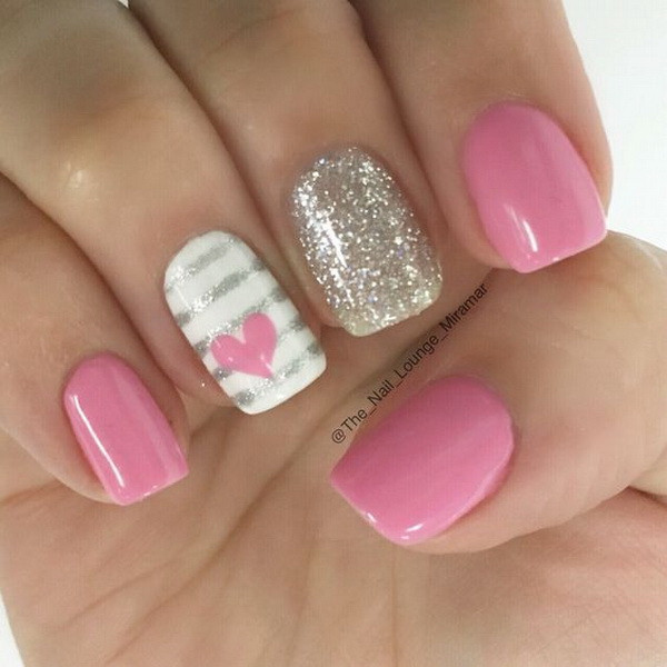 Valentines Day Nail Ideas
 70 Romantic Valentine s Day Nail Art Ideas Listing More