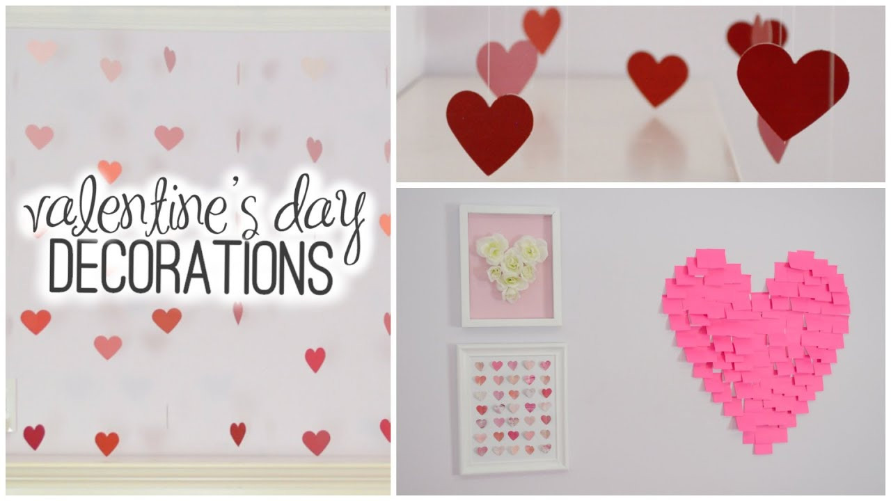 Valentines Decorations DIY
 DIY Room Decorations for Valentine s Day ♡