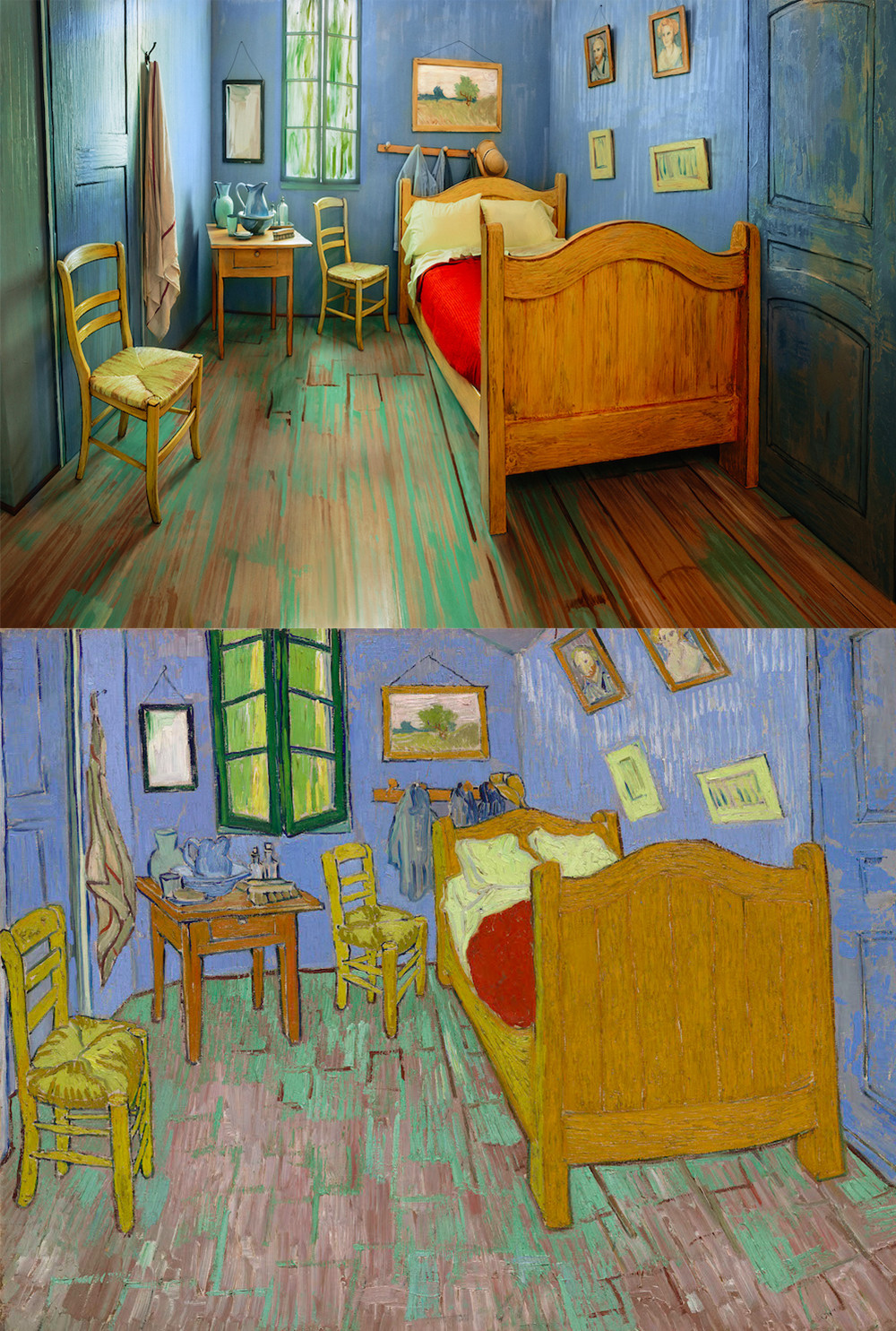 Van Gogh Bedroom Paintings
 The Art Institute of Chicago Recreates Van Gogh’s Famous