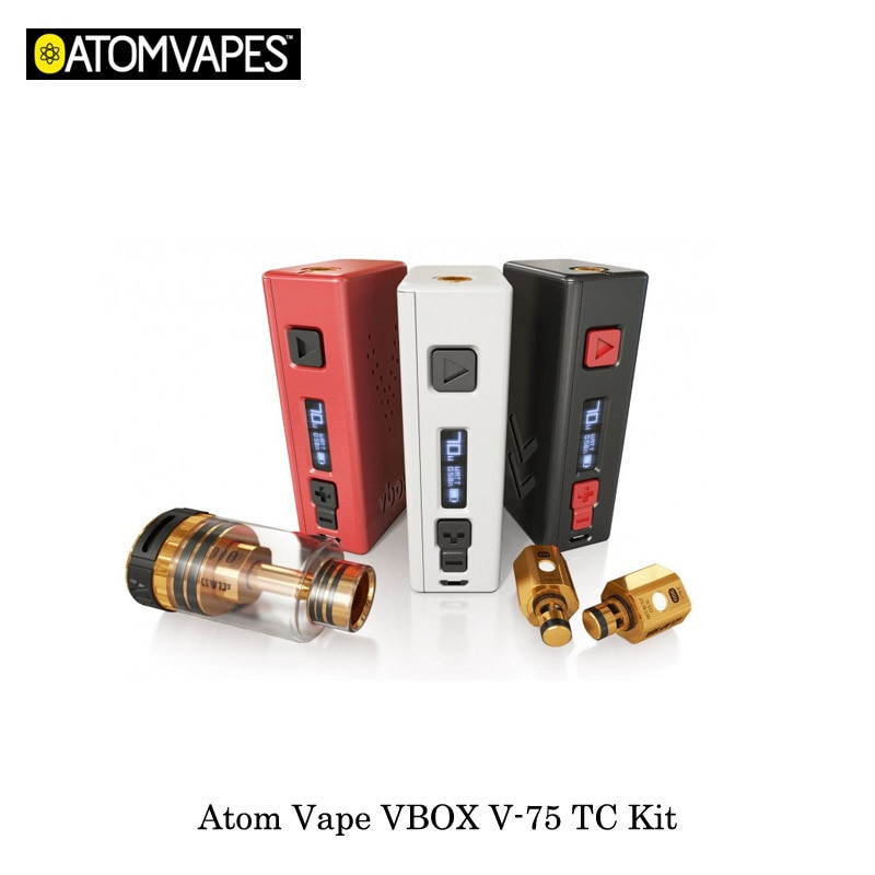Vape Box Mod DIY Kit
 cigarette electronique Atom Vapes VBOX V 75W DIY Box Mod