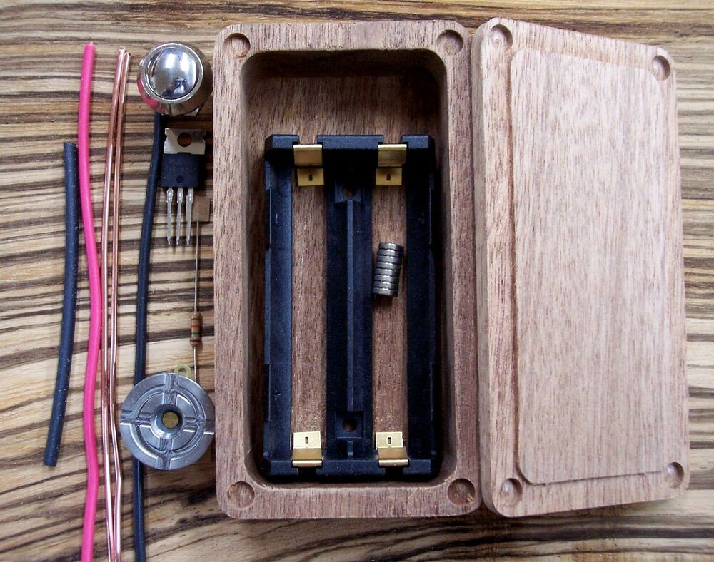 Vape Box Mod DIY Kit
 Wood Box Mod Kit Enclosure DIY Mosfet Hammond 1590g