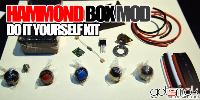 Vape Box Mod DIY Kit
 Hammond Box Mod Kit $45 95