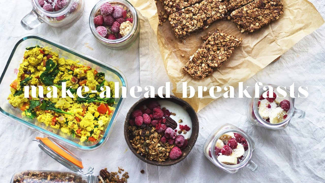 Vegan Brunch Recipes Make Ahead
 5 MAKE AHEAD VEGAN BREAKFAST RECIPES