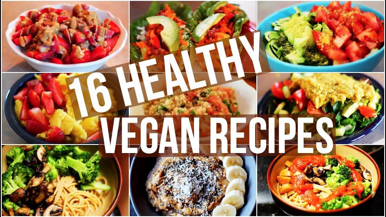 Vegan Healthy Recipes
 My 16 Favourite Healthy Vegan Recipes