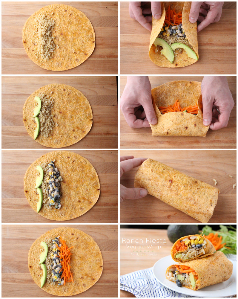 Vegan Wrap Recipes
 Easy Ranch Fiesta Veggie Wrap Family Fresh Meals